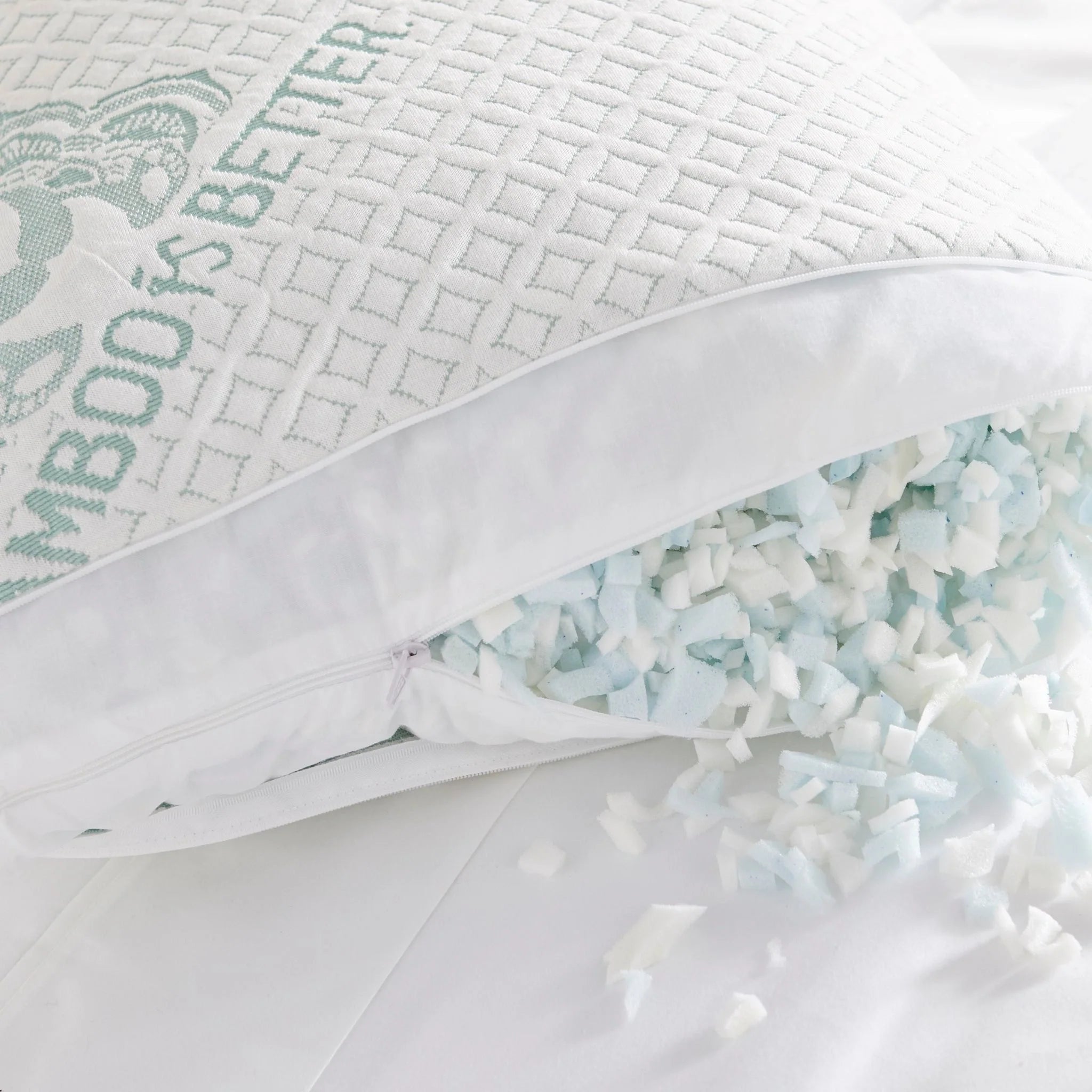 Adjustable Bamboo Cooling Pillow | Bed Pillows Secondary image